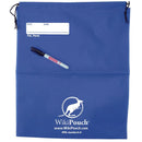 POUCH, IPD W/DRAWSTRING BLU 16"X18" (5/PK 10PK/CS), 50/CS
