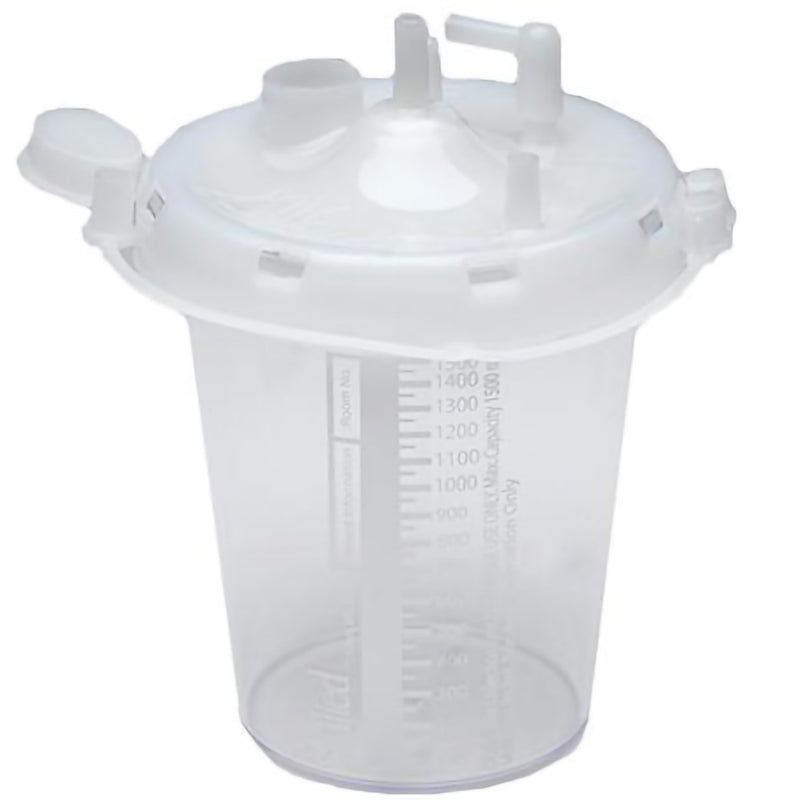 ALLIED® SUCTION CANISTER FOR USE WITH OPTIVAC® ASPIRATORS, 2,400 ML, SOLD AS 36/CASE ALLIED 20-08-0001