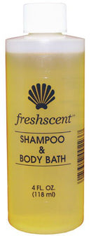 BATH, SHAMPOO/BODY 4OZ (60/CS)NEWRLD, 60/CS