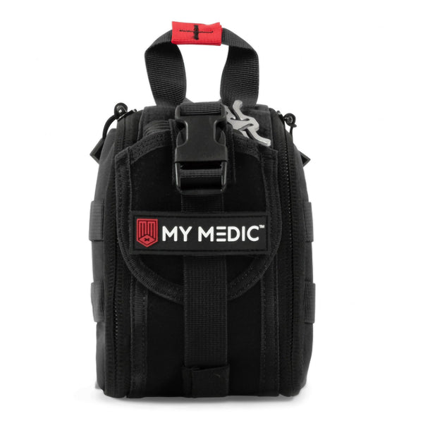 MY MEDIC™ TRAUMA FIRST AID KIT IN NYLON BAG – MEDICAL SUPPLIES FOR EMERGENCIES, SOLD AS 1/EACH MYMEDIC MM-KIT-SPC-S-TFAK-BLK