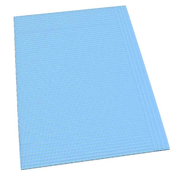 BIB, 17¾"X 12 7/8", BLUE, 500/CS, SOLD AS CASE DYNAREX 10000058