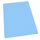 BIB, 17¾"X 12 7/8", WHITE, 500/CS, SOLD AS CASE DYNAREX 10000058