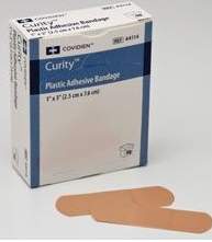CURITY™ TAN ADHESIVE STRIP, 1 X 3 INCH, SOLD AS 1200/CASE CARDINAL 44114