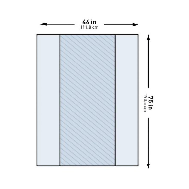 MCKESSON TABLE DRAPE, 44 X 75 INCH, SOLD AS 20/CASE MCKESSON 16-I80-13101-S