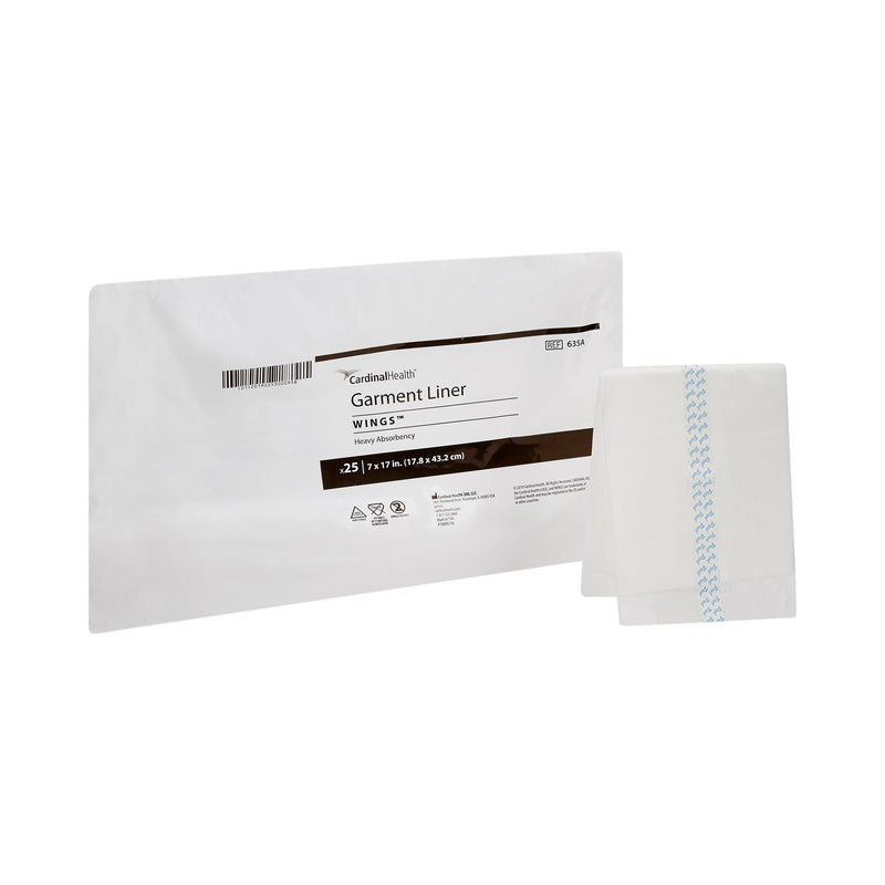 SIMPLICITY INCONTINENCE LINER, POLYMER CORE, ONE SIZE FITS MOST ADULTS, UNISEX, SOLD AS 8/CASE CARDINAL 635A