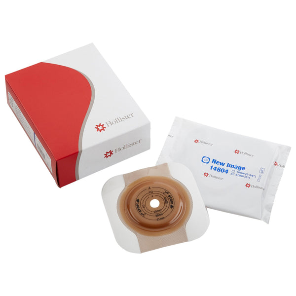 FLEXTEND HYDROCOLLOID COLOSTOMY BARRIER, 2-3/4 INCH FLANGE, BLUE CODE SYSTEM, SOLD AS 5/BOX HOLLISTER 14804