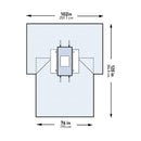 MCKESSON STERILE LAPAROTOMY DRAPE, 102 X 76 X 120 INCH, SOLD AS 10/CASE MCKESSON 183-I80-05155G-S