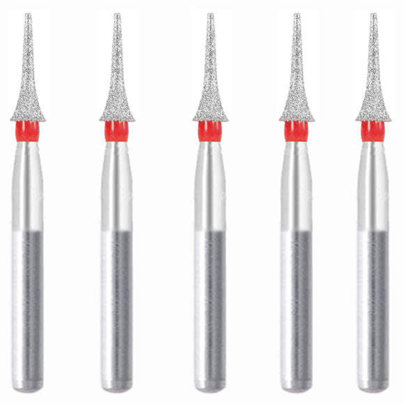 Interdental Bur 1.6 mm Dia. Fine Grit Diamond Bur 5 per pack. 465.16F1