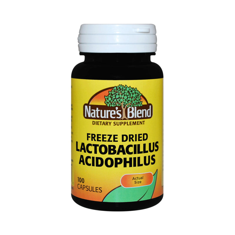 NATURE'S BLEND LACTOBACILLUS ACIDOPHILUS PROBIOTIC DIETARY SUPPLEMENT, SOLD AS 1/BOTTLE NATIONAL 54629011101
