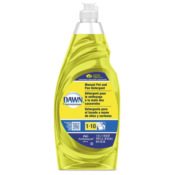 DAWN® PROFESSIONAL MANUAL POT AND PAN DETERGENT, LEMON SCENT, 38 OZ., SOLD AS 8/CASE LAGASSE PGC45113