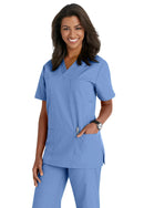 SCRUB TOP, UNISEX, V-NECK, LOWER POCKET, CEIL, SMALL, SOLD AS EACH ENCOMPASS 10000647