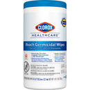 CLOROX HEALTHCARE® BLEACH GERMICIDAL WIPES, CANISTER, 150 CT., SOLD AS 6/CASE THE 30577