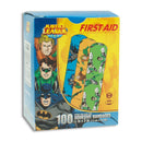 AMERICAN® WHITE CROSS STAT STRIP® KID DESIGN JUSTICE LEAGUE ADHESIVE STRIP, SOLD AS 12/CASE DUKAL 10791