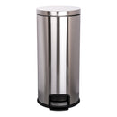 McKesson Trash Can, Stainless Steel, Round, 8 Gallons, 12 x 26.77 Inch, 1/EA