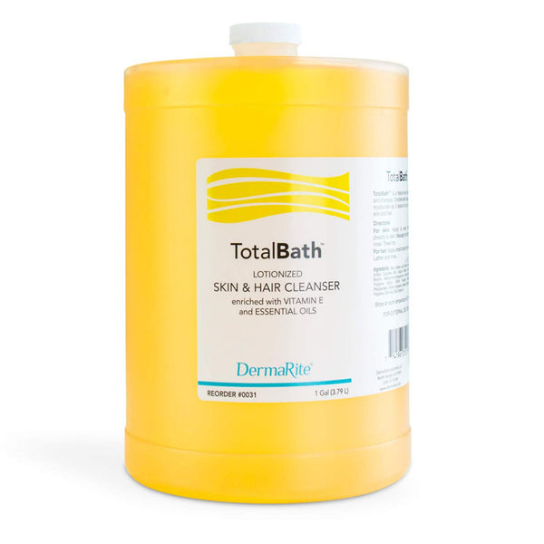 DERMARITE TOTALBATH SKIN AND HAIR CLEANSER, 1 GAL JUG, SCENTED, SOLD AS 4/CASE DERMARITE 0031