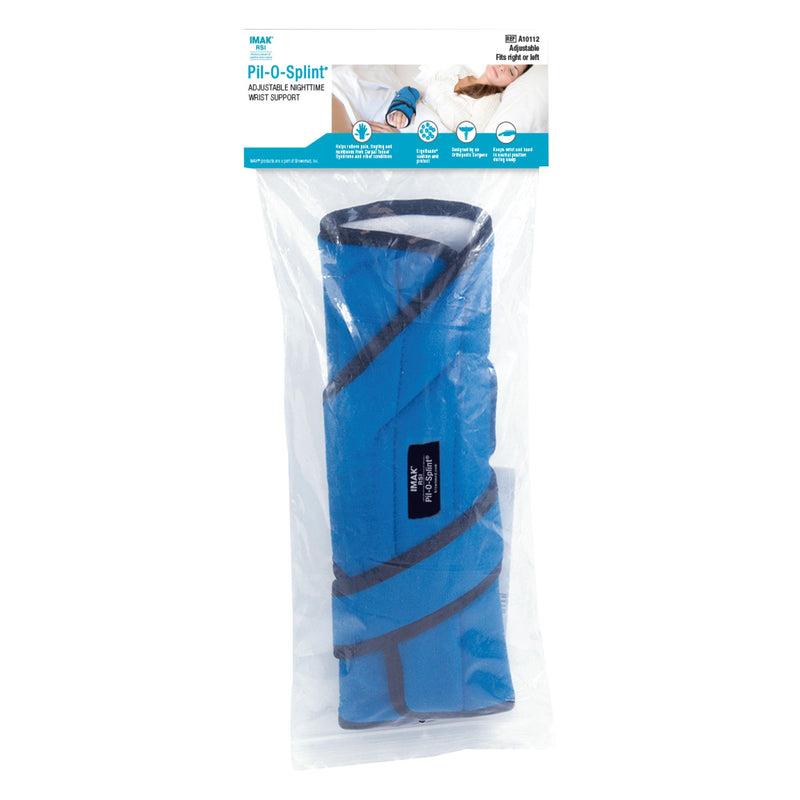 IMAK® RSI PIL-O-SPLINT® NIGHTTIME WRIST SPLINT, ONE SIZE FITS MOST, SOLD AS 1/EACH BROWNMED A10112