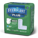 FitRight™ Plus Anti-Leak Guard Briefs, Large, 20/BG