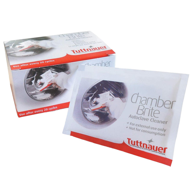 CHAMBER BRITE AUTOCLAVE CLEANER, SOLD AS 10/BOX TUTTNAUER CB0010