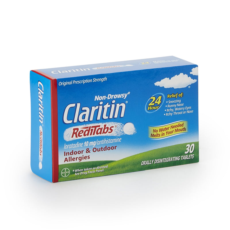 CLARITIN® REDITABS® LORATADINE ALLERGY RELIEF, SOLD AS 1/BOX MSD 11523715703
