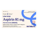 FOSTER & THRIVE™ LOW DOSE ASPIRIN 81 MG TABLETS, SOLD AS 1/BOTTLE MCKESSON 70677112101