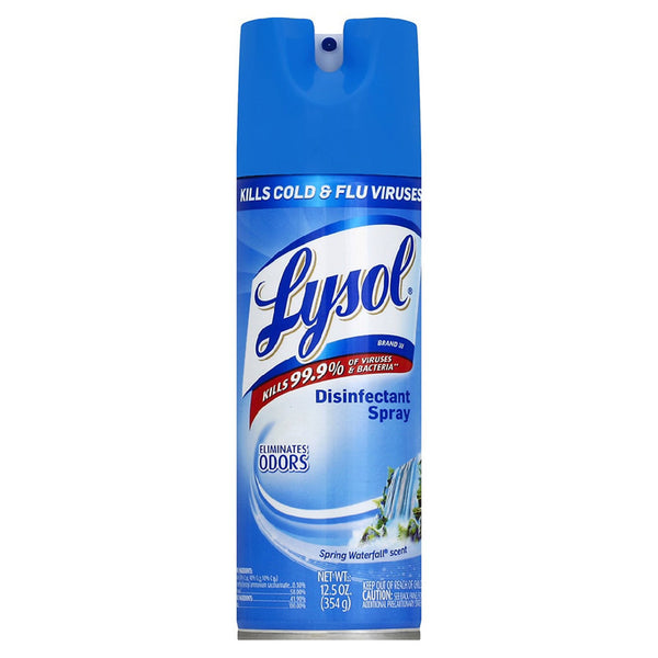 LYSOL® DISINFECTANT SPRAY SPRING WATERFALL® SCENT, 12.5-OUNCE CAN, SOLD AS 1/EACH LAGASSE RAC02845