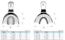 Dental Impression Trays 8 pcs, Regular, S.S. - Osung USA