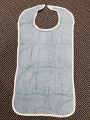 BIB, 18" X 30", ECONOMY, WHITE, BLUE PARTIAL BARRIER, 5 DZ/CS, SOLD AS CASE LEW 10000063