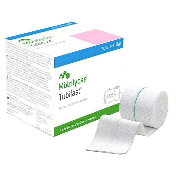 TUBIFAST® DRESSING RETENTION BANDAGE ROLL, 3 INCH X 33 FOOT, SOLD AS 1/BOX MOLNLYCKE 2438