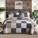 QUILTED BEDSPREAD, 50% COTTON/50% POLYESTER, 81" X 110", FOREST GREEN, SOLD AS EACH LEW 10000063