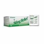SAFETEC STING RELIEF. STING RELIEF WIPE, 10/BX, 100 BX/CS (NOT AVAILABLE FOR SALE INTO CANADA). WIPE STING RELIEF 10/BX100BX/CS, CASE