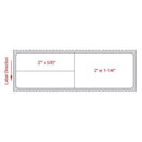 LABEL, LAB DIRECT THERMAL MEDITEC 4X1/25" (1000/RL 8RLS/CS), 8/CS