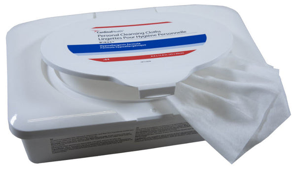 Cardinal Health Wings Cleansing Cloth Cloths Cleansing Personal8.6X11 Tub 64Ct 8/Cs -5299T