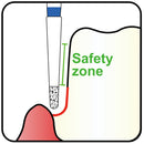 Torpedo, Long Neck 1.1 mm Dia. Medium Grit Diamond Bur 5 per pack. 534.11M1