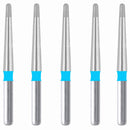 Torpedo, Long Neck 1.1 mm Dia. Medium Grit Diamond Bur 5 per pack. 534.11M1