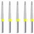 Torpedo, Long Neck 1.1 mm Dia. Extra Fine Grit Diamond Bur 5 per pack. 534.11EF1