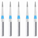 539.8M2, Needle Sharep, Short, Long Neck, 0.8 mm Dia,  Medium Grit Diamond Bur, 5 per pack