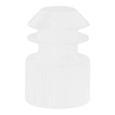 McKesson Flanged Plug Cap, White, Polyethylene, for Use with 13 mm Tubes, 20000/CS