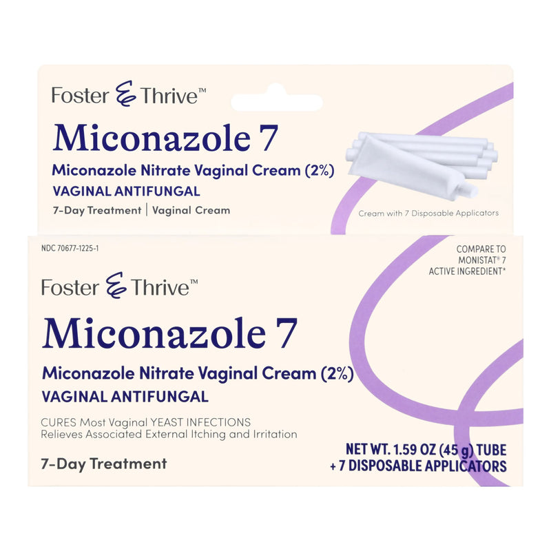 FOSTER & THRIVE™ MICONAZOLE NITRATE VAGINAL ANTIFUNGAL, 7 DAY CREAM, SOLD AS 1/EACH MCKESSON 70677122501