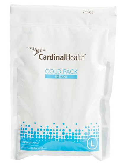CARDINAL HEALTH™ INSTANT COLD PACK, 6 X 9 INCH, SOLD AS 16/CASE CARDINAL 11440-900