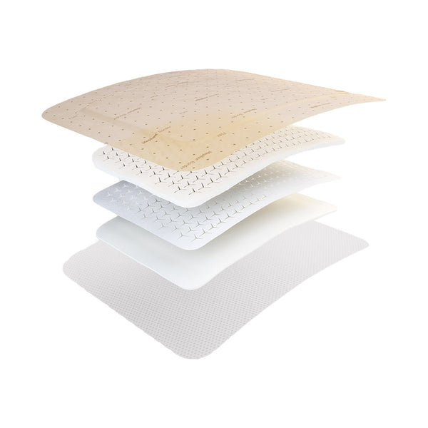 MEPILEX® BORDER FLEX ADHESIVE WITH BORDER FOAM DRESSING, 6 X 6 INCH, SOLD AS 1/EACH MOLNLYCKE 595400