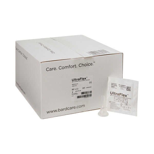 BARD ULTRAFLEX® MALE EXTERNAL CATHETER, MEDIUM, SOLD AS 100/BOX BARD 33102