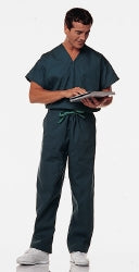 SCRUB PANTS, UNISEX, DRAWSTRING, MISTY, LARGE, SOLD AS EACH ENCOMPASS 10000647