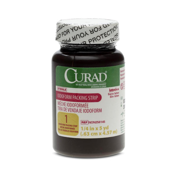 CURAD® IODOFORM WOUND PACKING STRIP, 1/4 INCH X 5 YARD, SOLD AS 12/CASE MEDLINE NON256145
