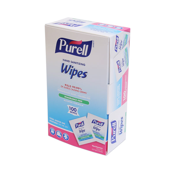 PURELL HAND SANITIZING WIPE, ETHYL ALCOHOL, SOLD AS 10/CASE GOJO 9022-10