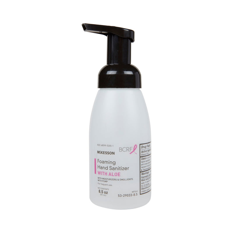 MCKESSON FOAMING HAND SANITIZER WITH ALOE, 8.5 OZ. PUMP BOTTLE, SOLD AS 24/CASE MCKESSON 53-29033-8.5