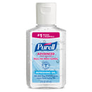 PURELL ADVANCED HAND SANITIZER 70% ETHYL ALCOHOL GEL, BOTTLE, 2 OUNCES, SOLD AS 1/EACH GOJO 9605-24