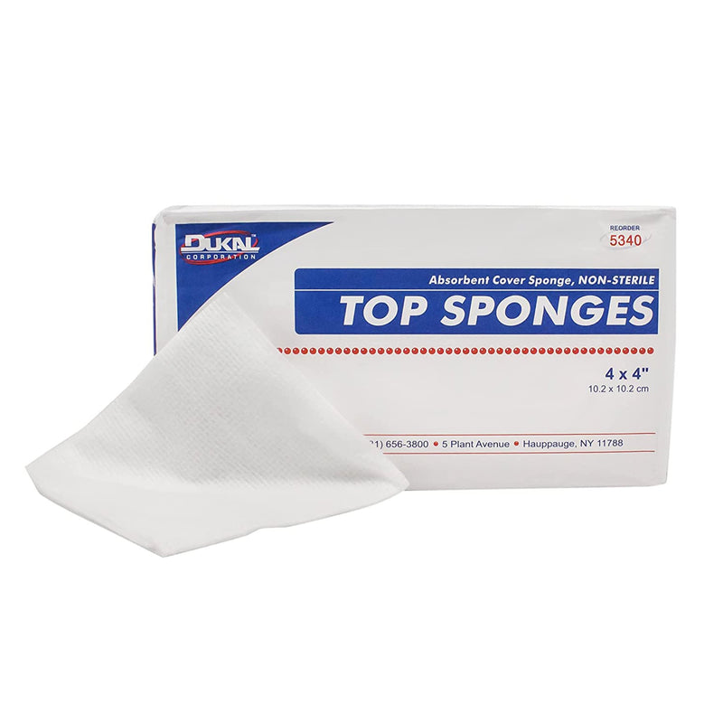 DUKAL™ NONWOVEN SPONGE, 4 X 4 INCH, SOLD AS 2000/CASE DUKAL 5340