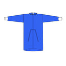 GOWN, COVER KNIT CUFF BLU XLG(10/BG 10BG/CS), 100/CS
