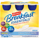 CARNATION BREAKFAST ESSENTIALS® VANILLA NUTRITIONAL DRINK, 8-OUNCE BOTTLE, SOLD AS 24/CASE NESTLE 12230501