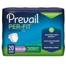 PREVAIL® PER-FIT® MAXIMUM INCONTINENCE BRIEF, REGULAR, SOLD AS 80/CASE FIRST PF-016/1
